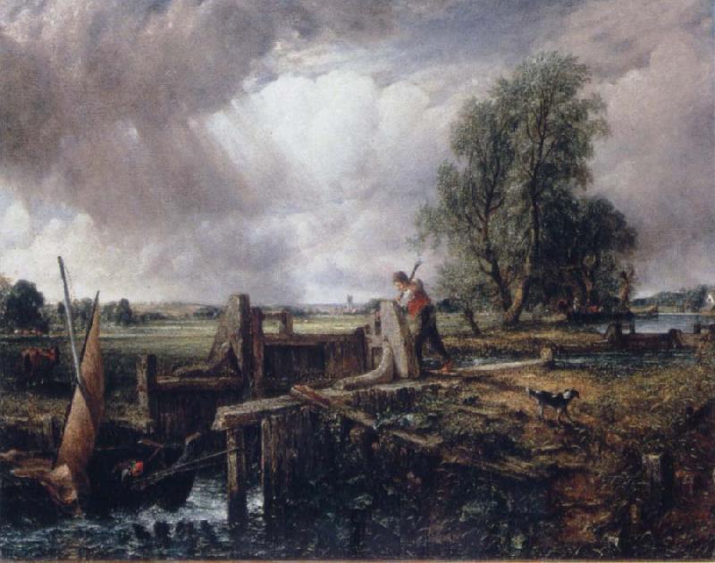 John Constable A boat passing a lock China oil painting art